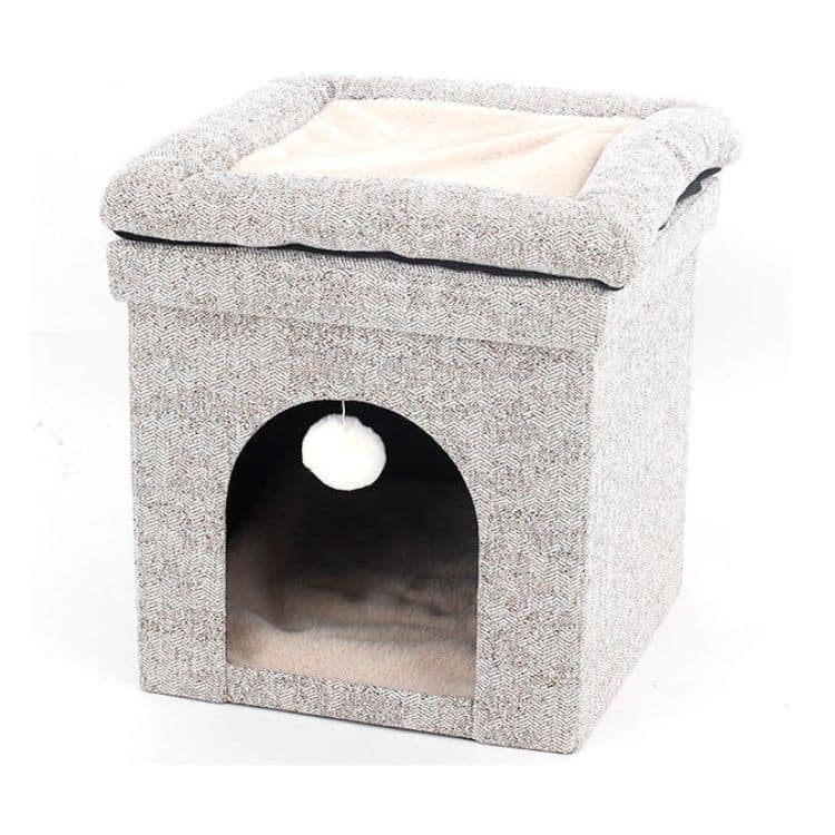 Functional Pet House Storage Ottoman RimeHome
