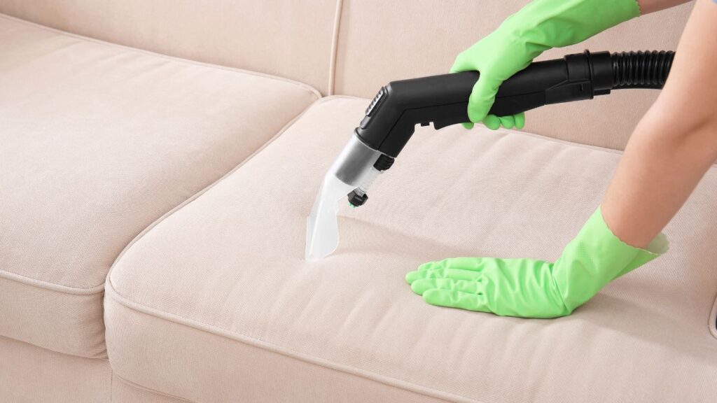 Types of fabric used in ottomans and their cleaning requirements